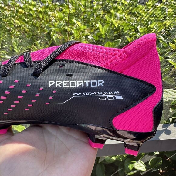 Adidas Predator Accuracy.3 FG Kid's Soccer Cleats Shoes Black GW4609 - Picture 8 of 15